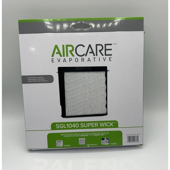 Aircare Evaporative SGL1040 Humidifier Replacement Wick Fits E35000 7D6100 CM330 - Picture 1 of 4